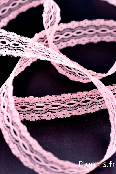 Ruban dentelle - largeur 2 cm - abricot